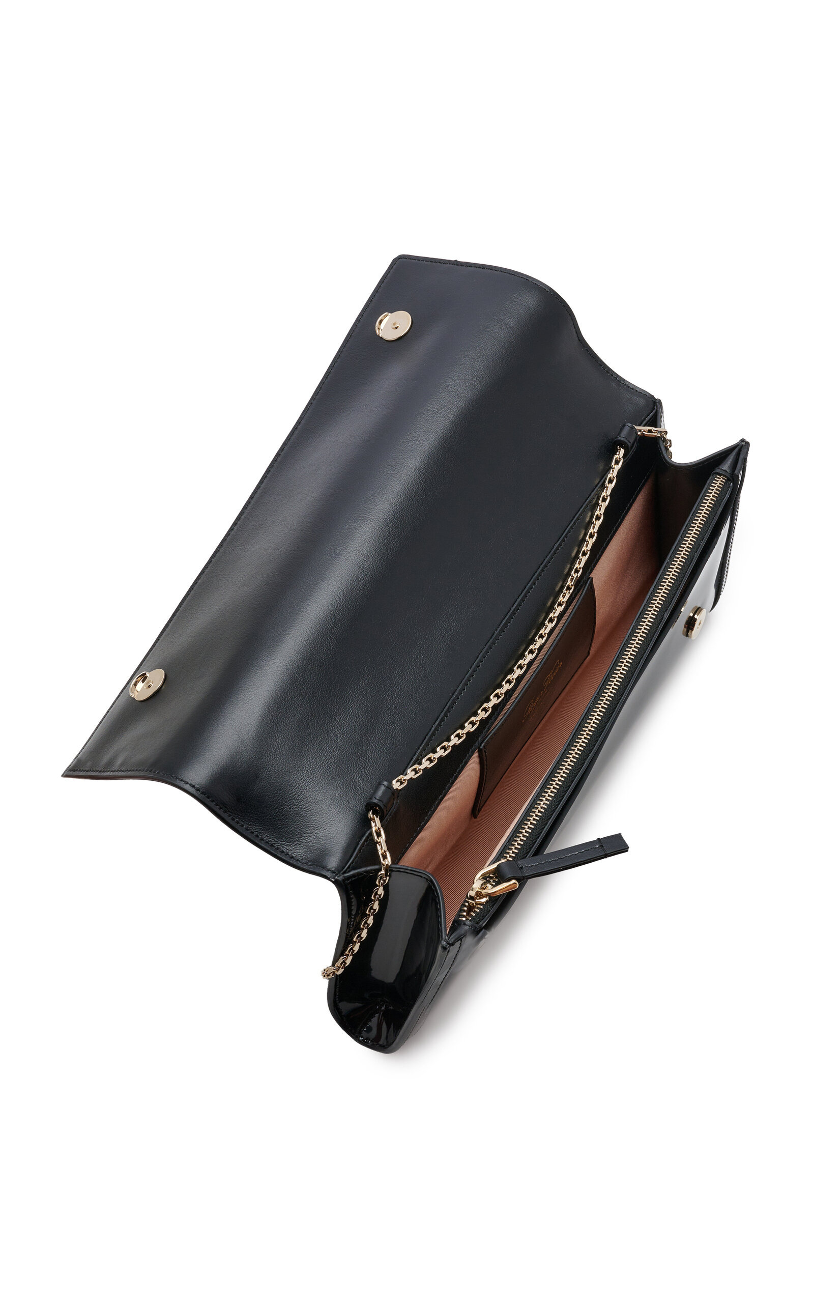 Belle Vivier Leather Clutch black - 6