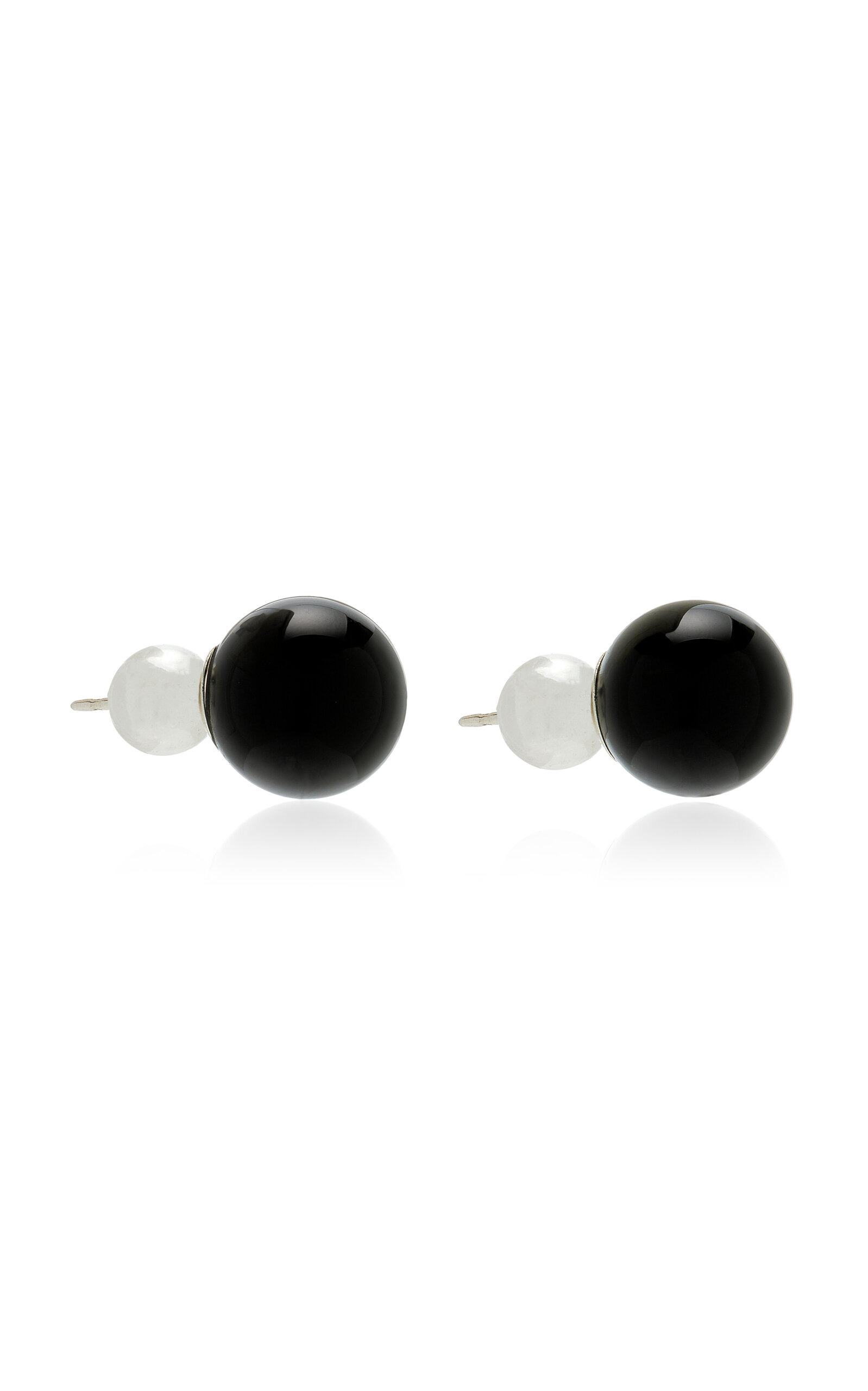 Boule Onyx Earrings black - 3