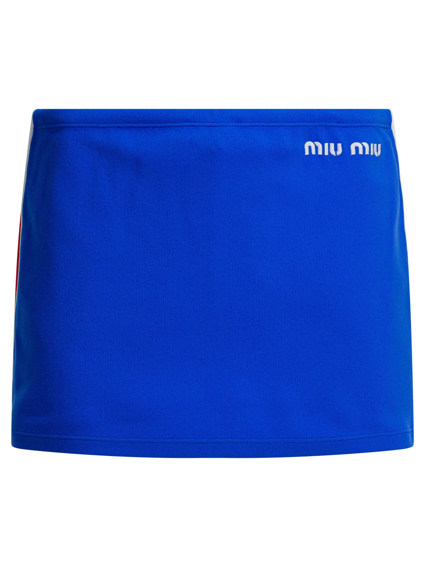 Miu Miu Technical Fabric Miniskirt Blue - 1