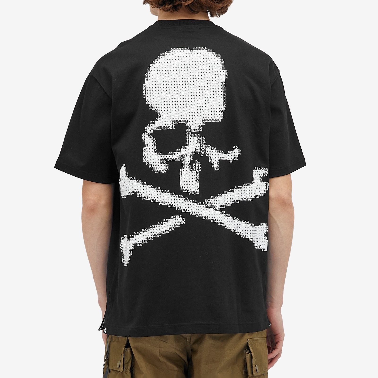 MASTERMIND WORLD Micro Skull Back Logo T-Shirt - 3