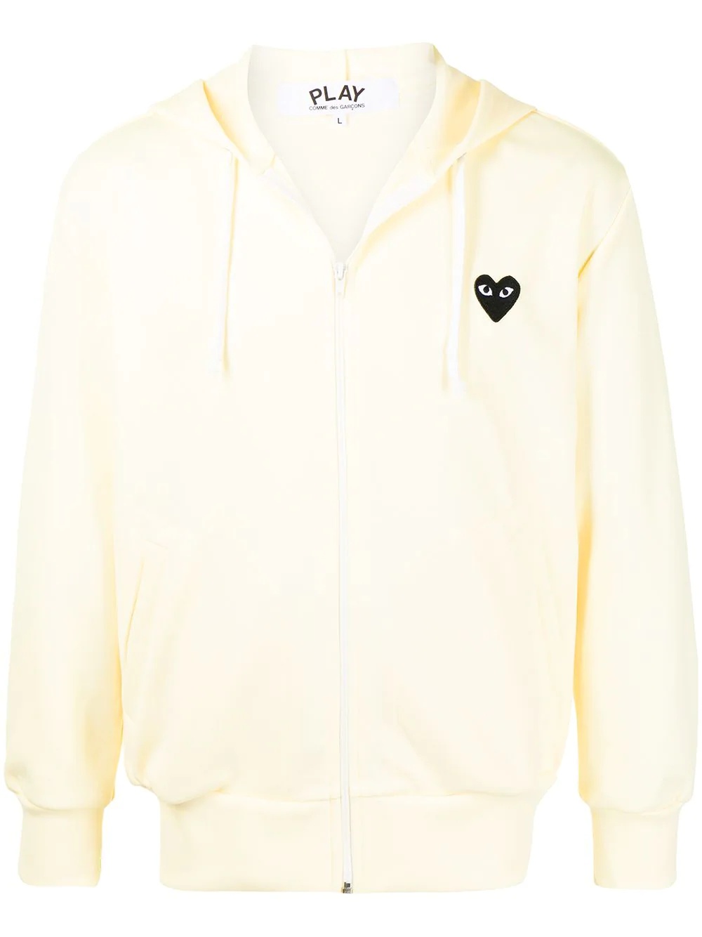 logo-print zipped hoodie - 1