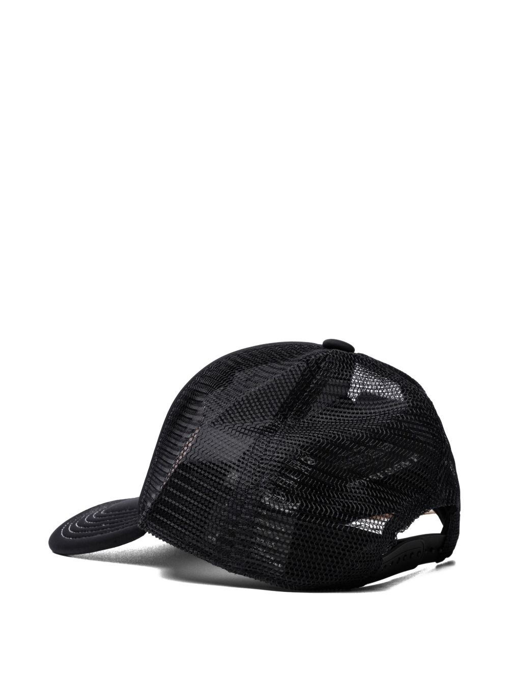 embroidered mesh cap hat - 2