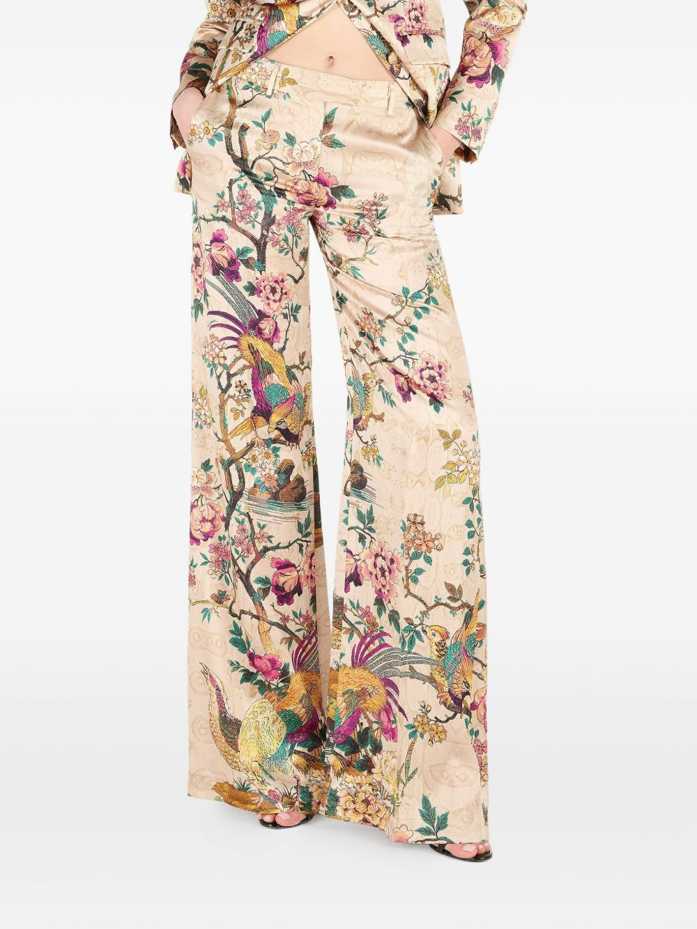pheasant floral-print trousers - 3