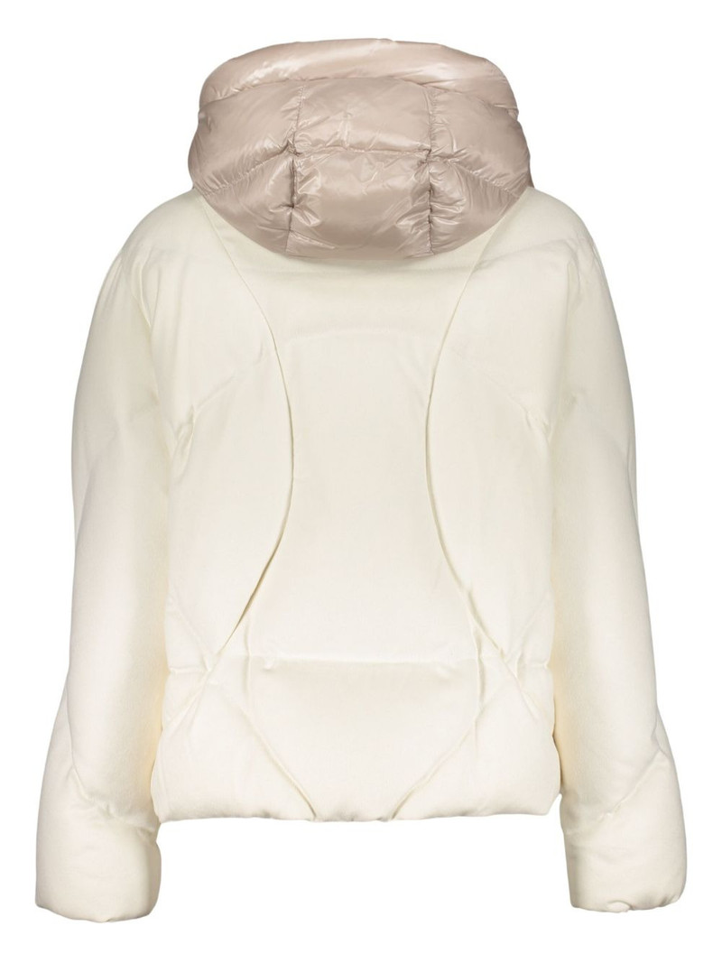 Herno removable padded scarf jacket outlook