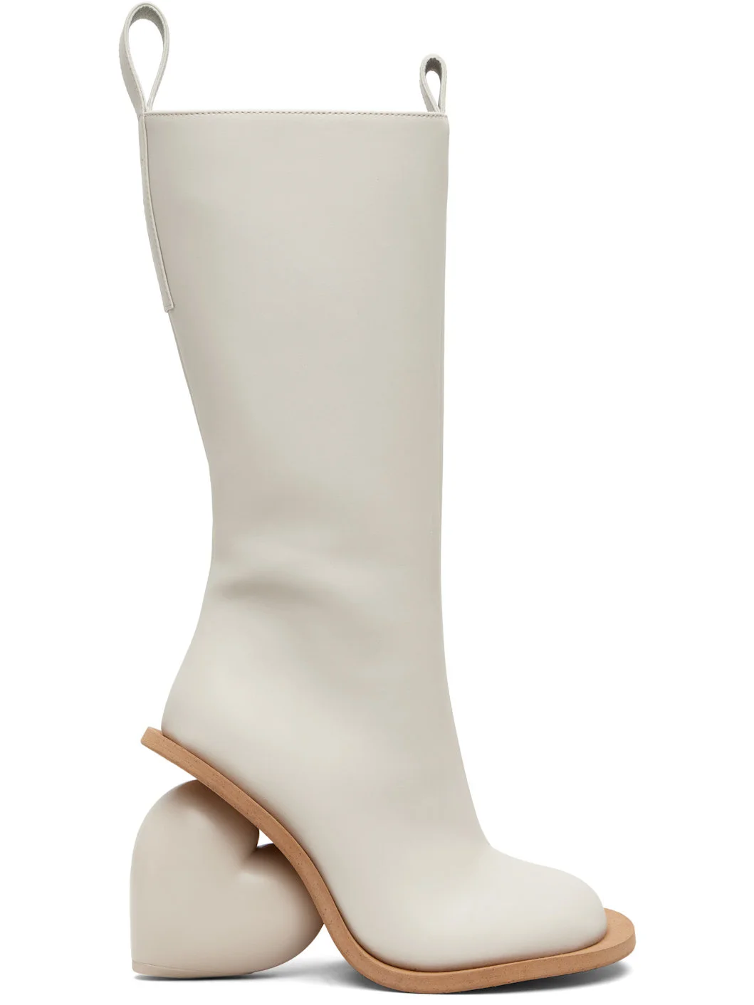 SSENSE Exclusive Beige Love Tall Boots - 1