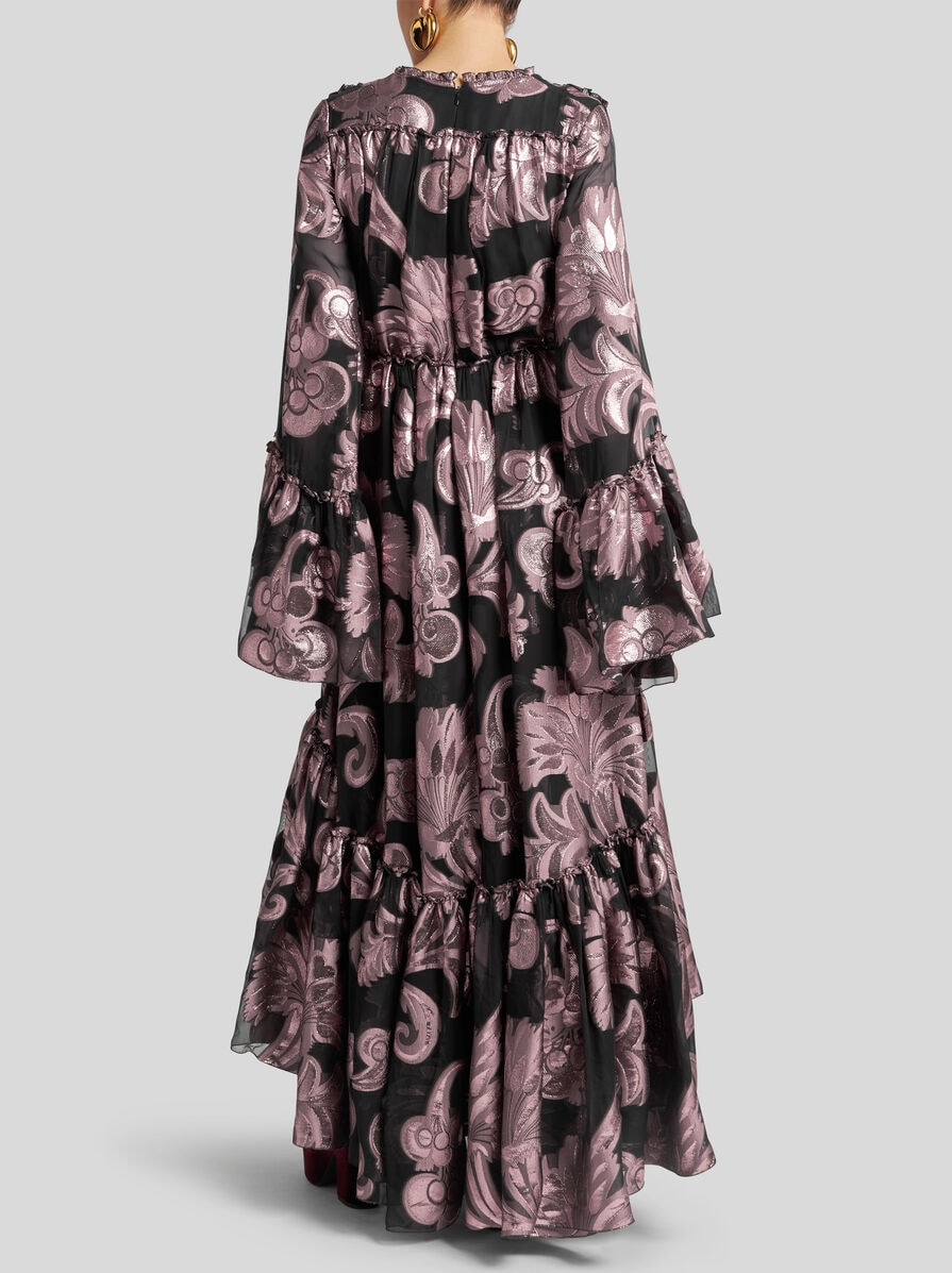 LONG FIL COUPÉ DRESS - 4