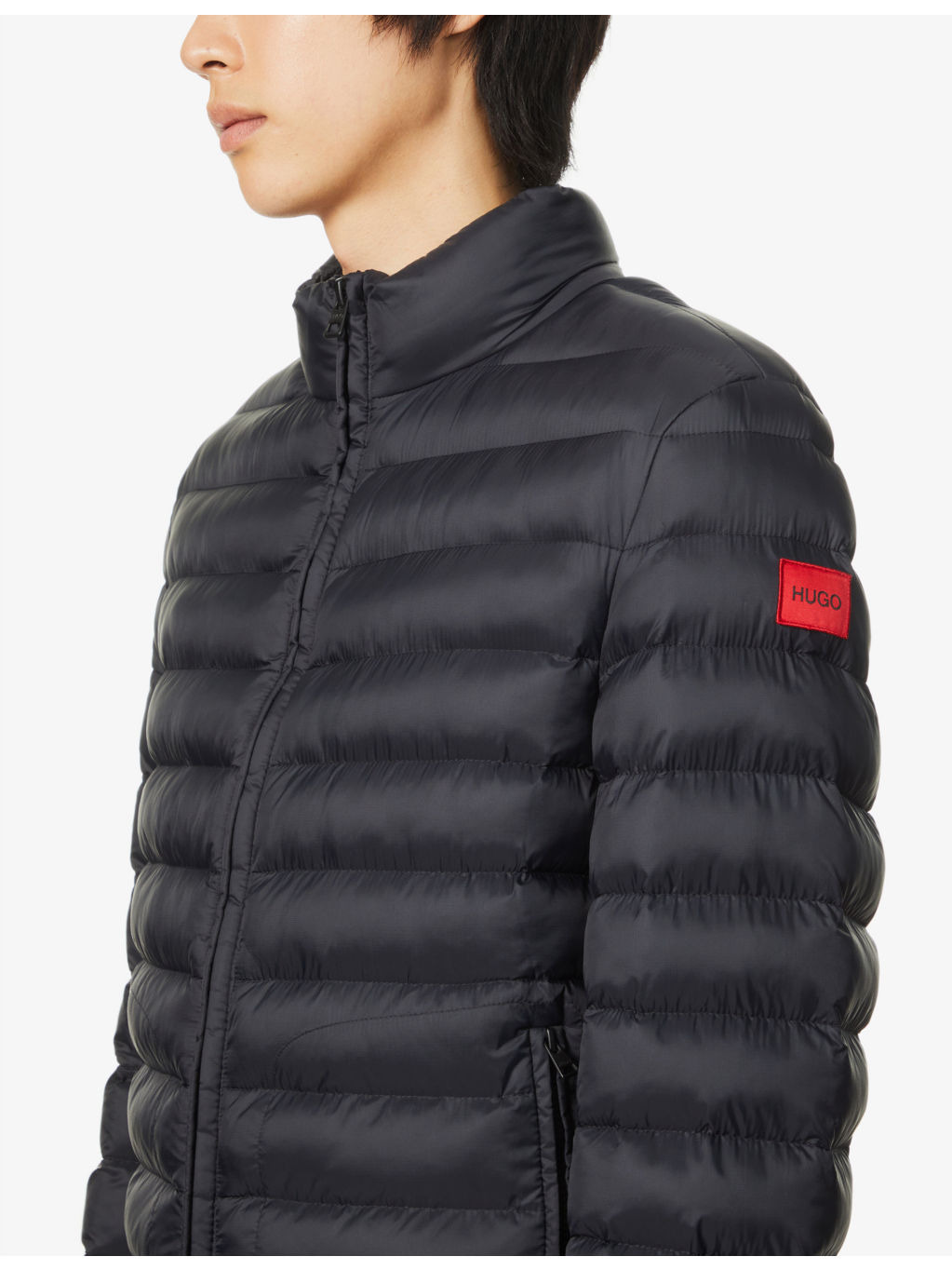 High-neck padded shell jacket - 5