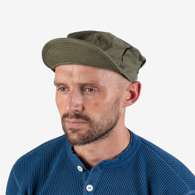 Iron Heart PN-0049 Papa Nui - Chesty Cap - Olive Drab HBT outlook