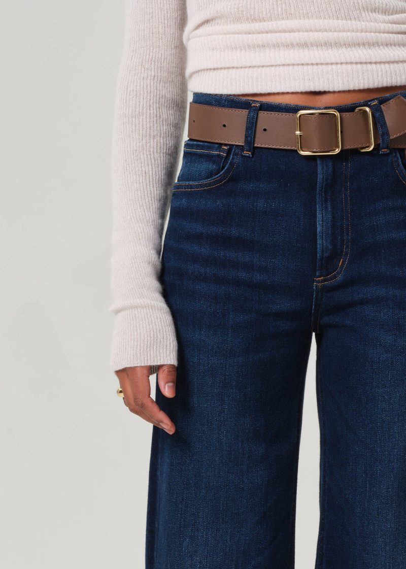 Lyra Wide Leg Crop Raw Hem In Lotus 6