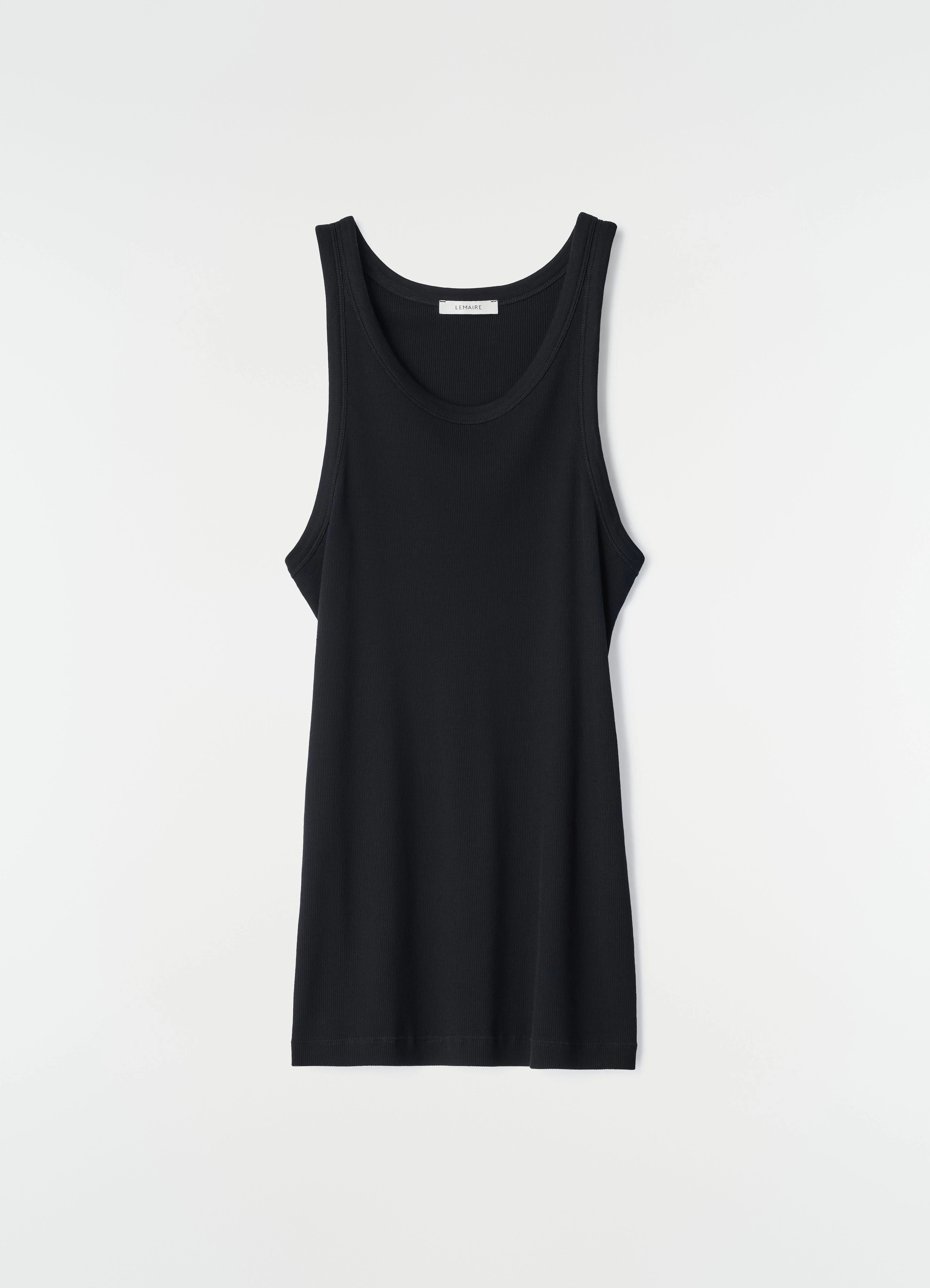 TANK TOP IN RIBBED JERSEY - 1
