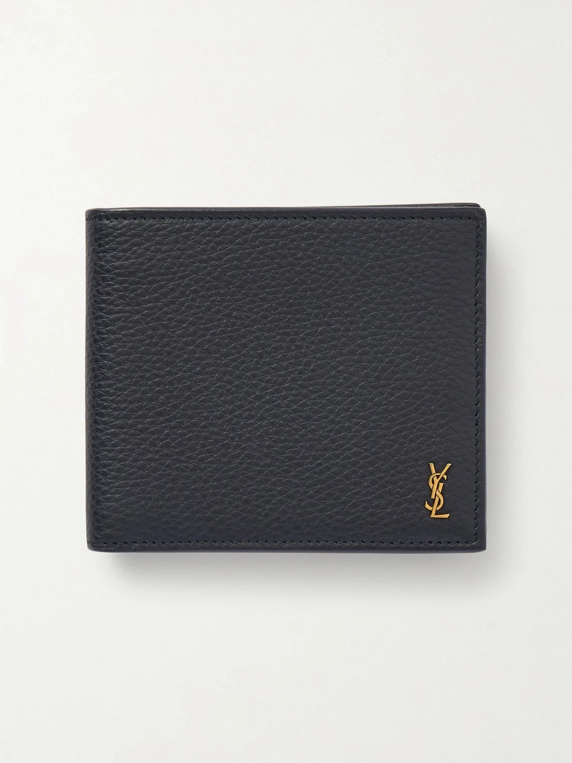 Logo-Appliquéd Full-Grain Leather Billfold Wallet - 1