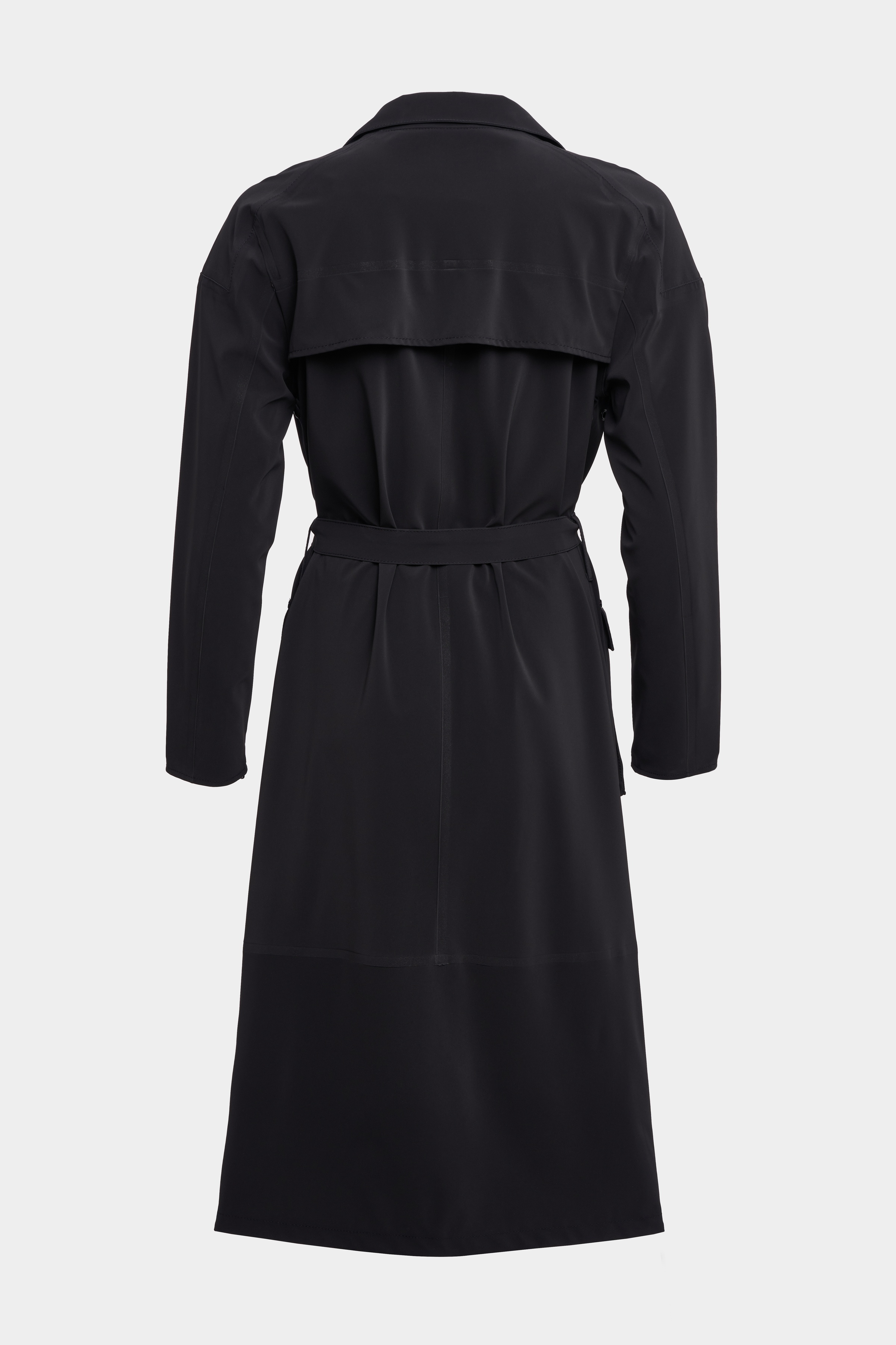 Kista Matte Trench Coat Black - 6