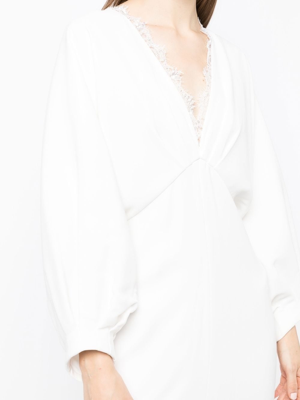 Gabby V-neck lace gown - 5