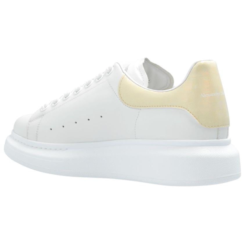 (WMNS) Alexander McQueen Oversized Sneakers 'Baby Yellow White' 718233WIEEL8762 - 5