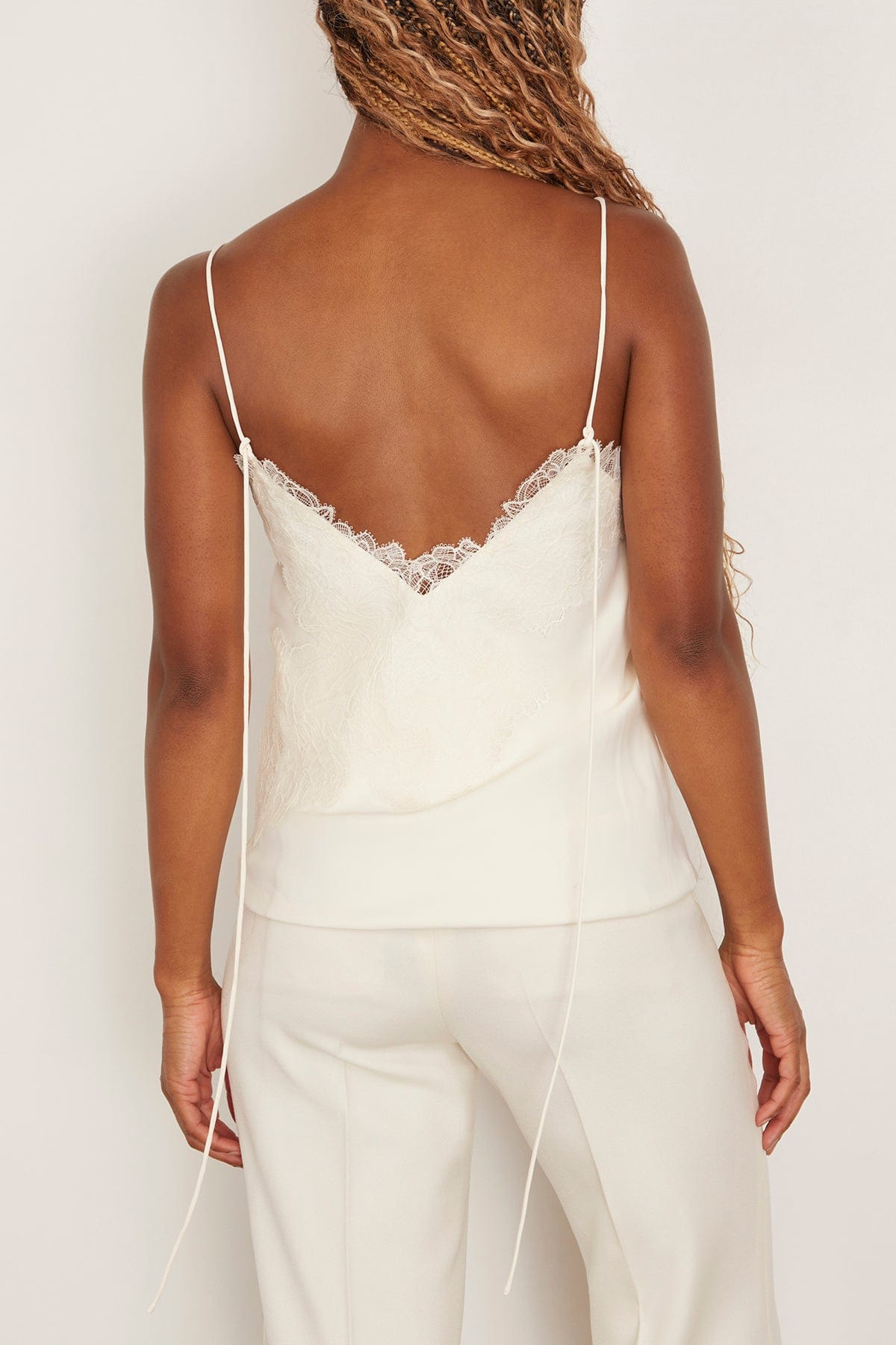 Lace Camisole in Cream - 4