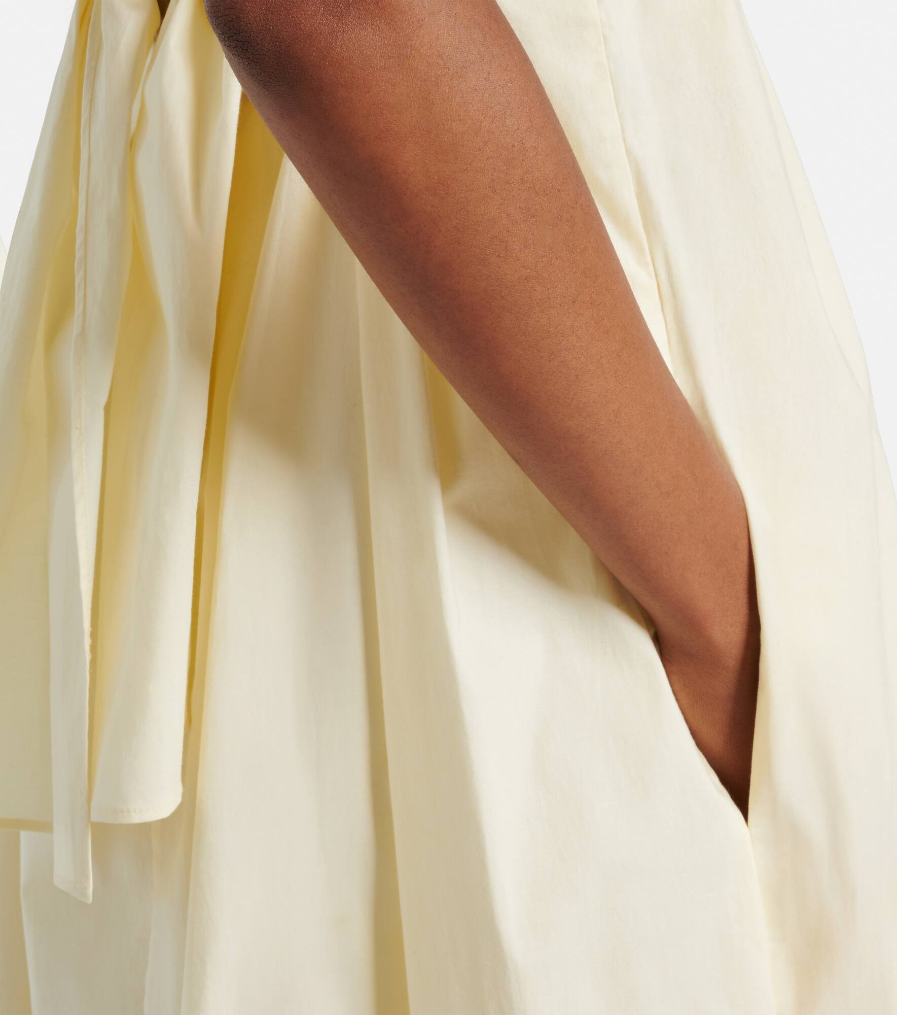 White Label Claudine poplin midi dress - 5