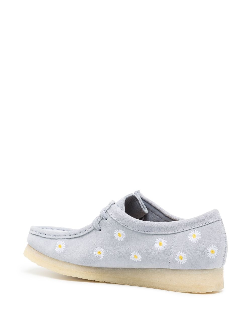 Wallabee suede lace-up shoes - 3