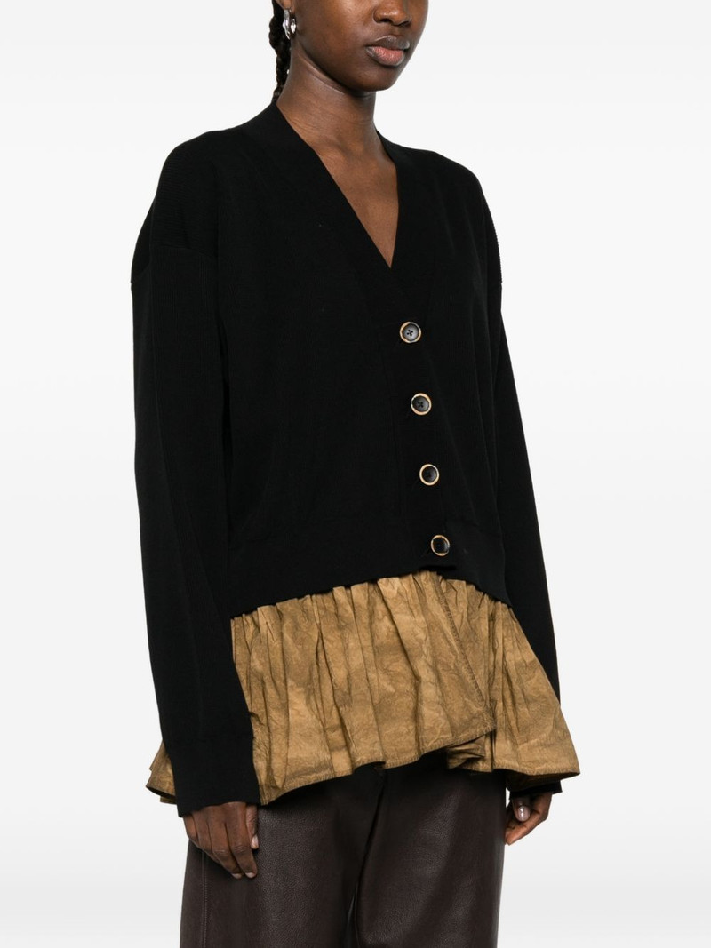 ruffle-detail cardigan 3
