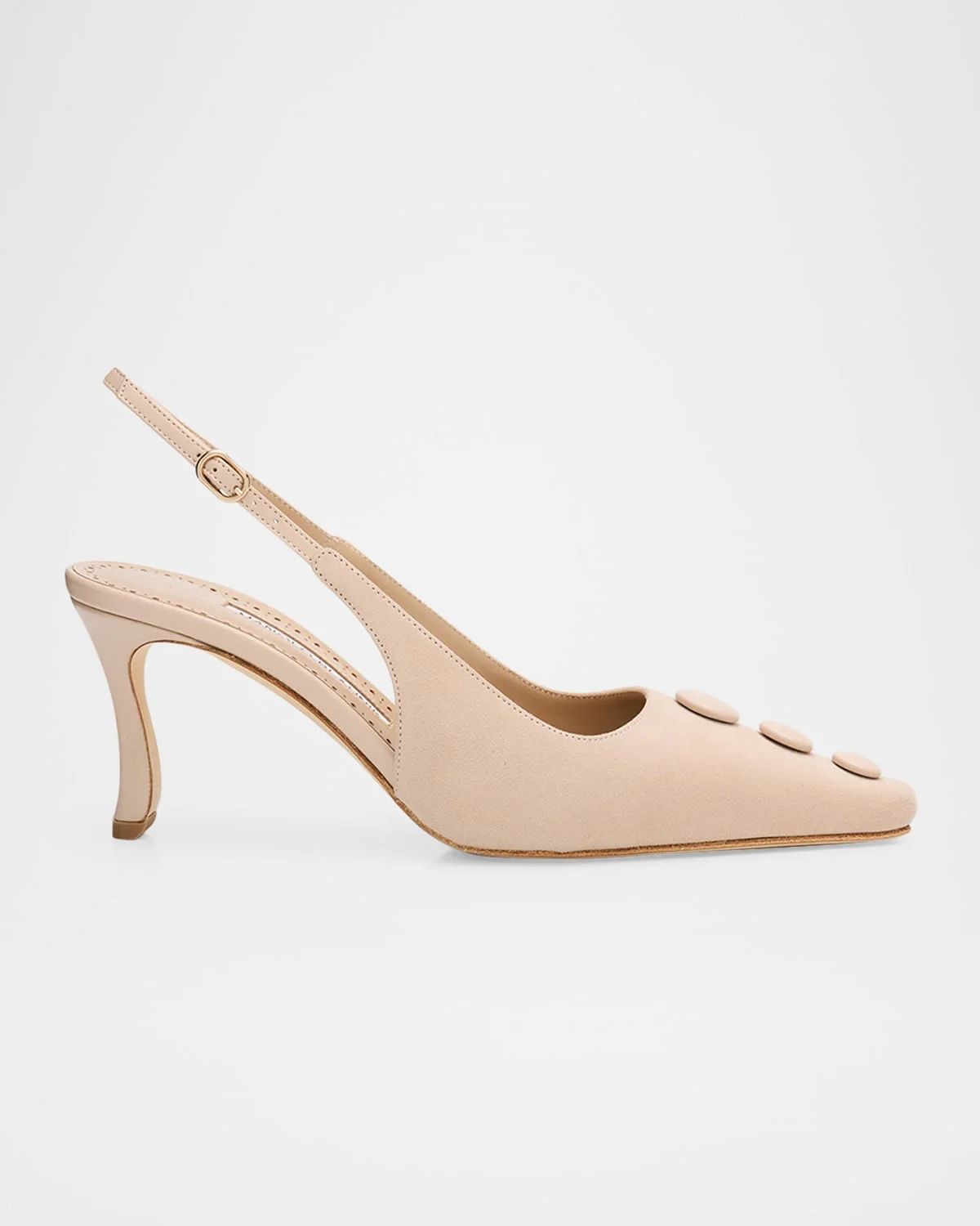 70mm Alexapla Suede Slingback Pumps - 1