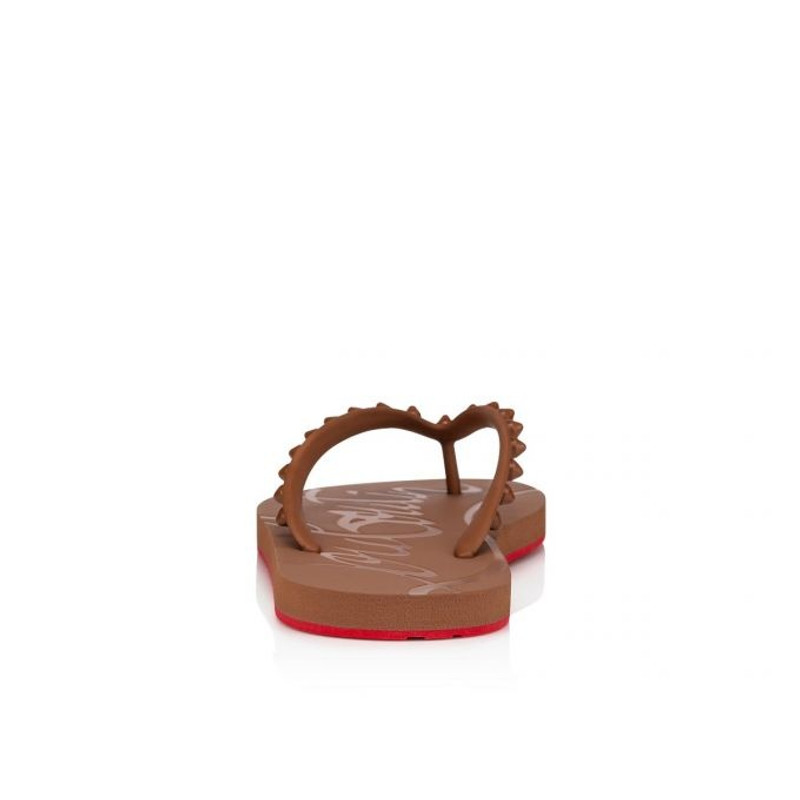 Loubi Flip Woman Flat NUDE 5 3