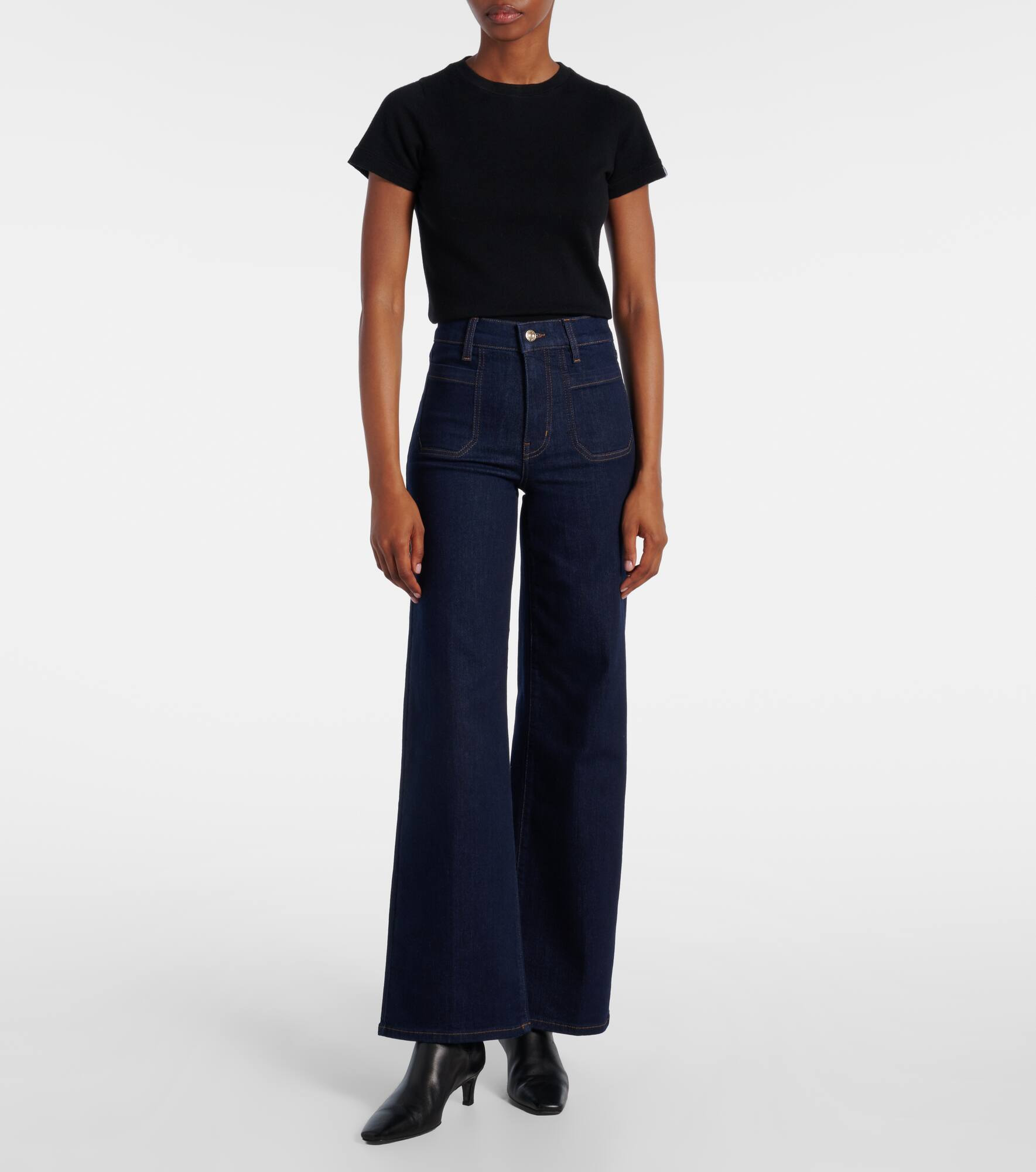 Le Slim Palazzo wide-leg jeans - 7