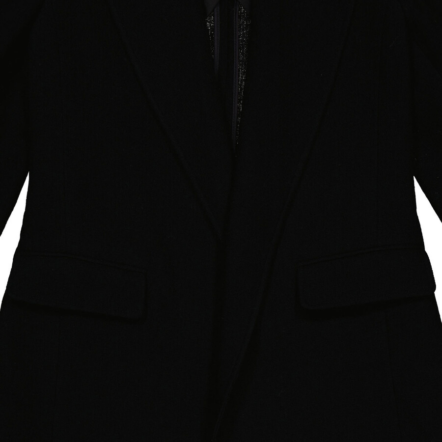 Chloe Ladies Black Single-Breasted Open-Front Blazer - 7