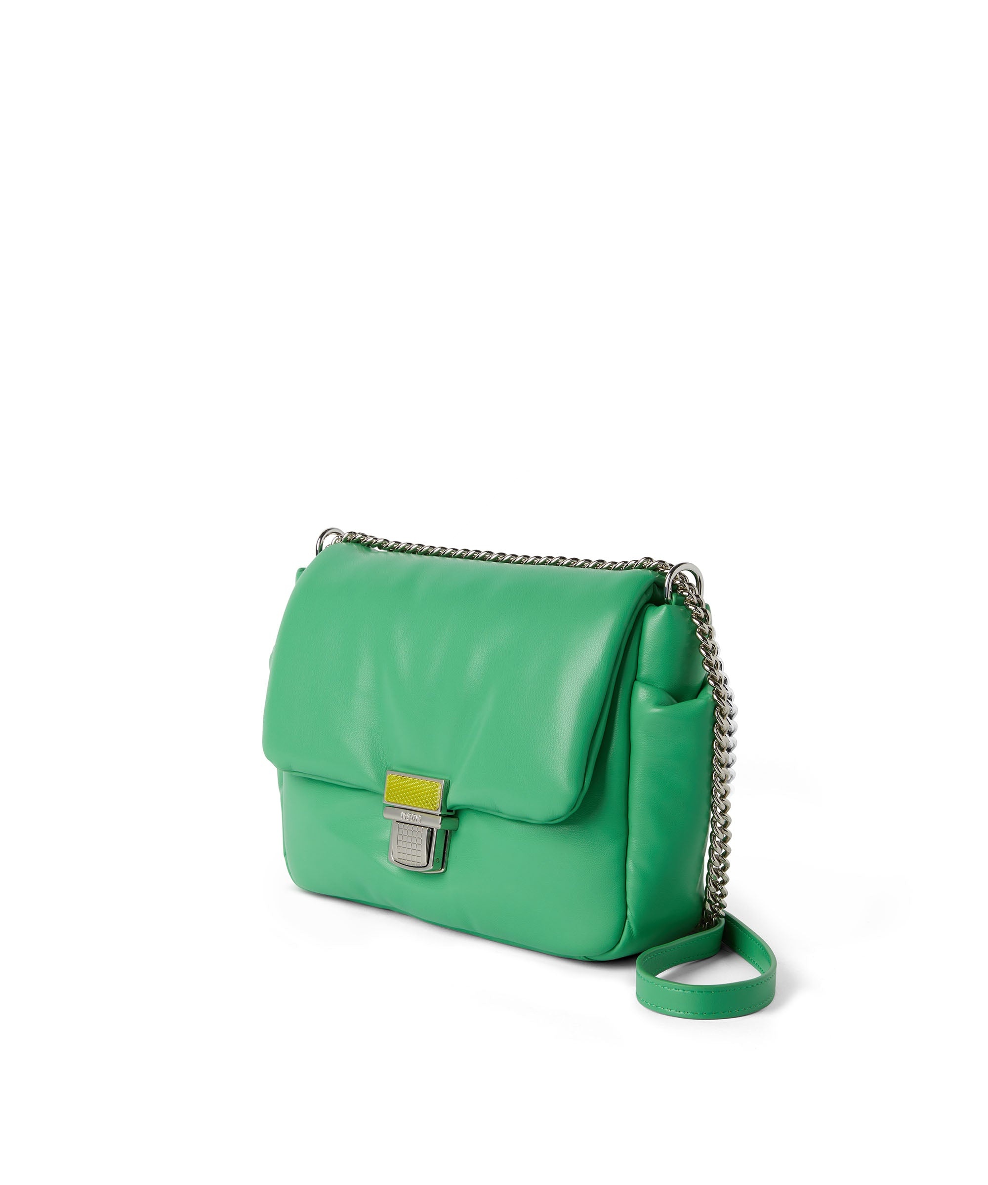 Puffer handbag with snap - 3
