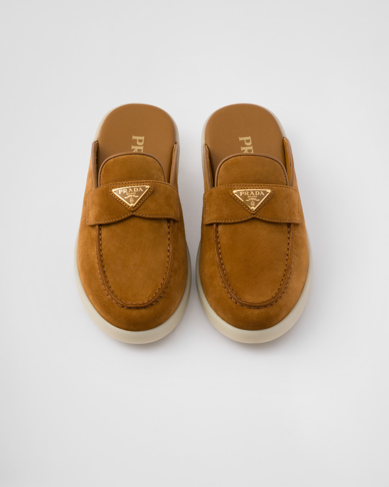 Suede sabots 3