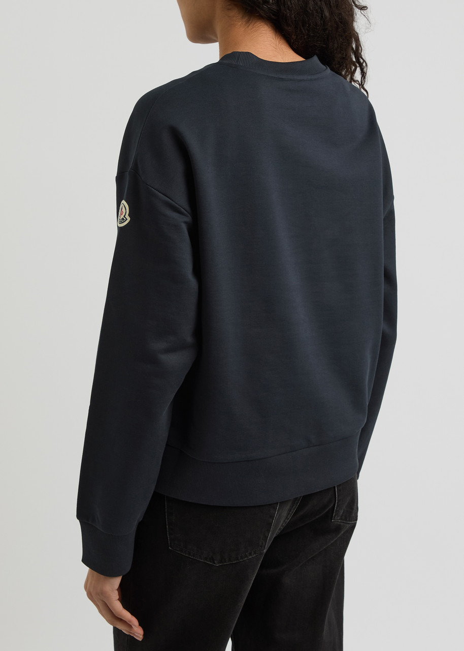 Moncler Logo-embroidered Cotton Sweatshirt - 3