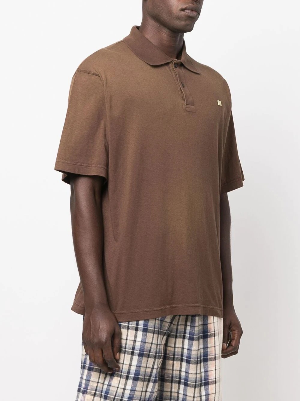 face-patch polo shirt - 4