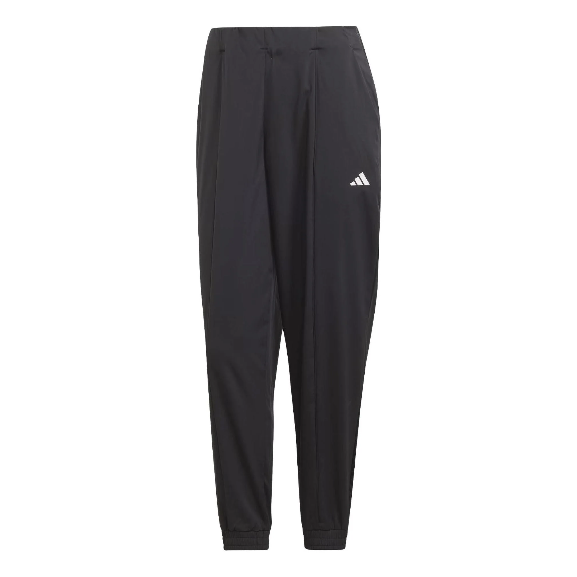 (WMNS) adidas Aeroready Train Essentials Minimal Branding Woven Pants Logo 'Black' IJ5923 - 1