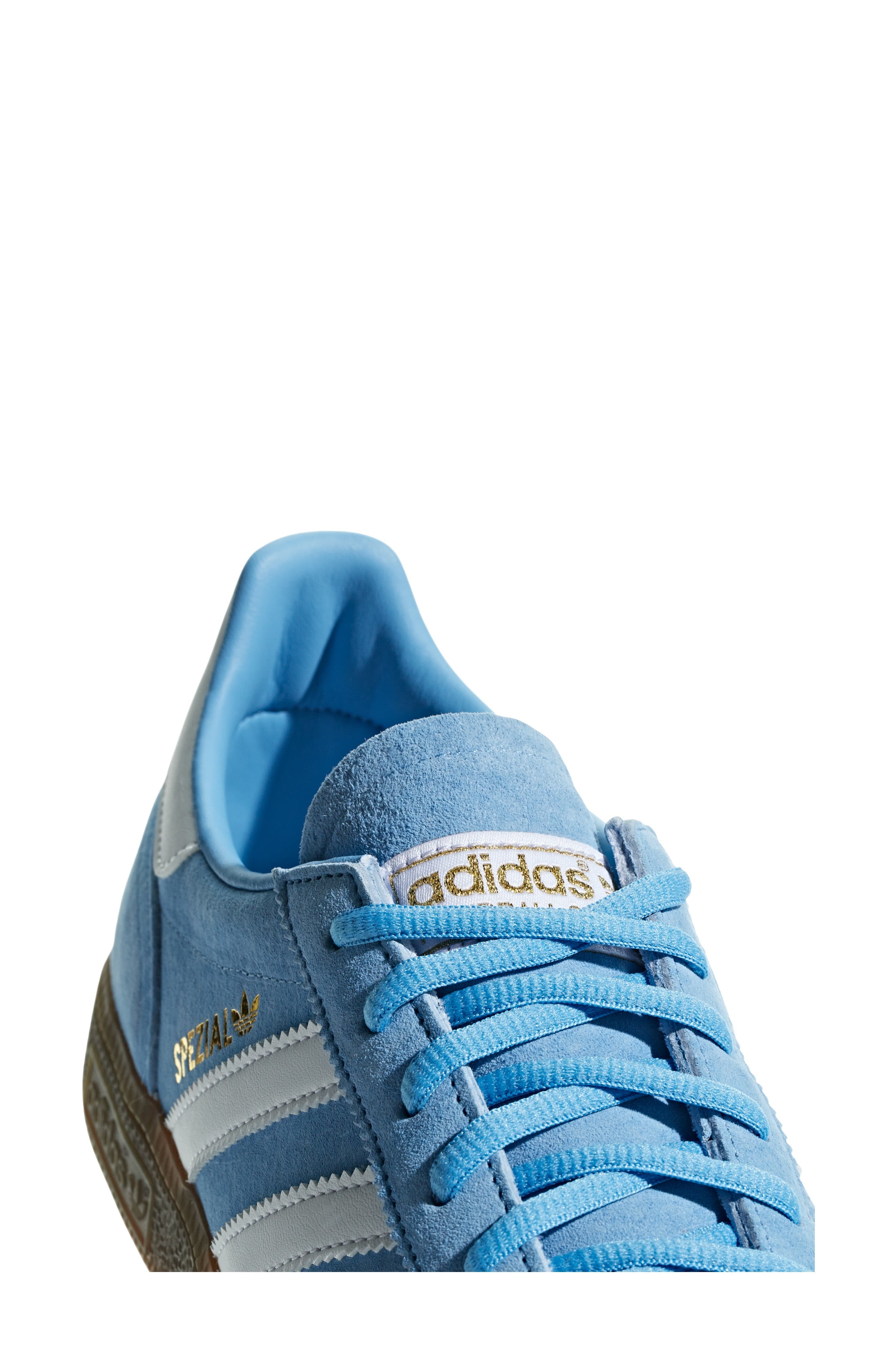 adidas Gender Inclusive Handball Spezial Sneaker in Light Blue/Ftwr White/Gum5 at Nordstrom - 8