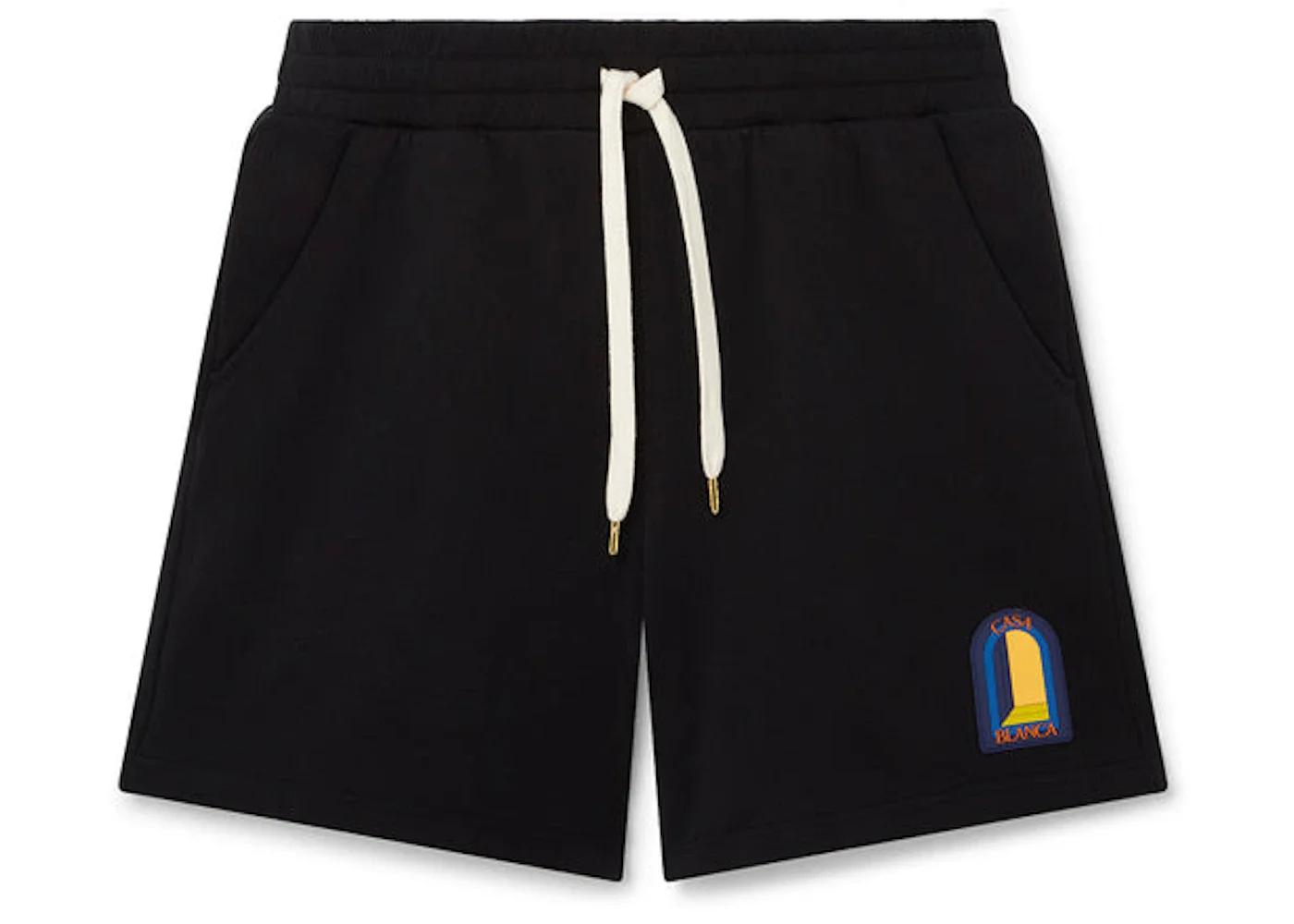 Casablanca L'Arche De Jour Patch Sweatshorts Black - 1