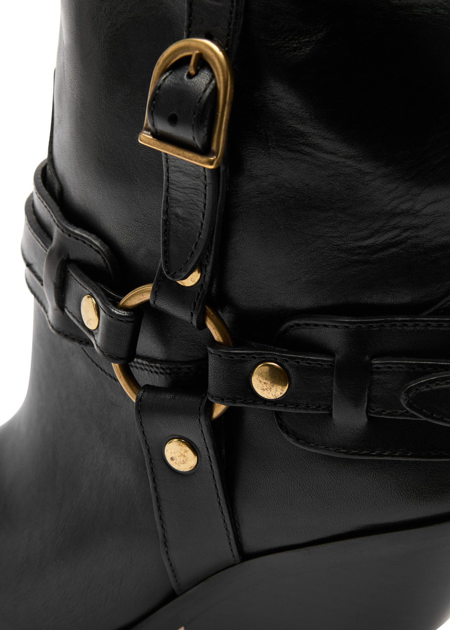 Isabel Marant étoile Lyka 90 Leather Mid-calf Boots - 4