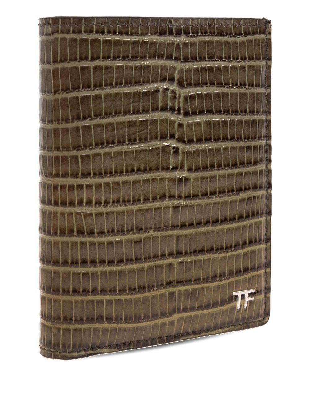 embossed leather wallet - 3