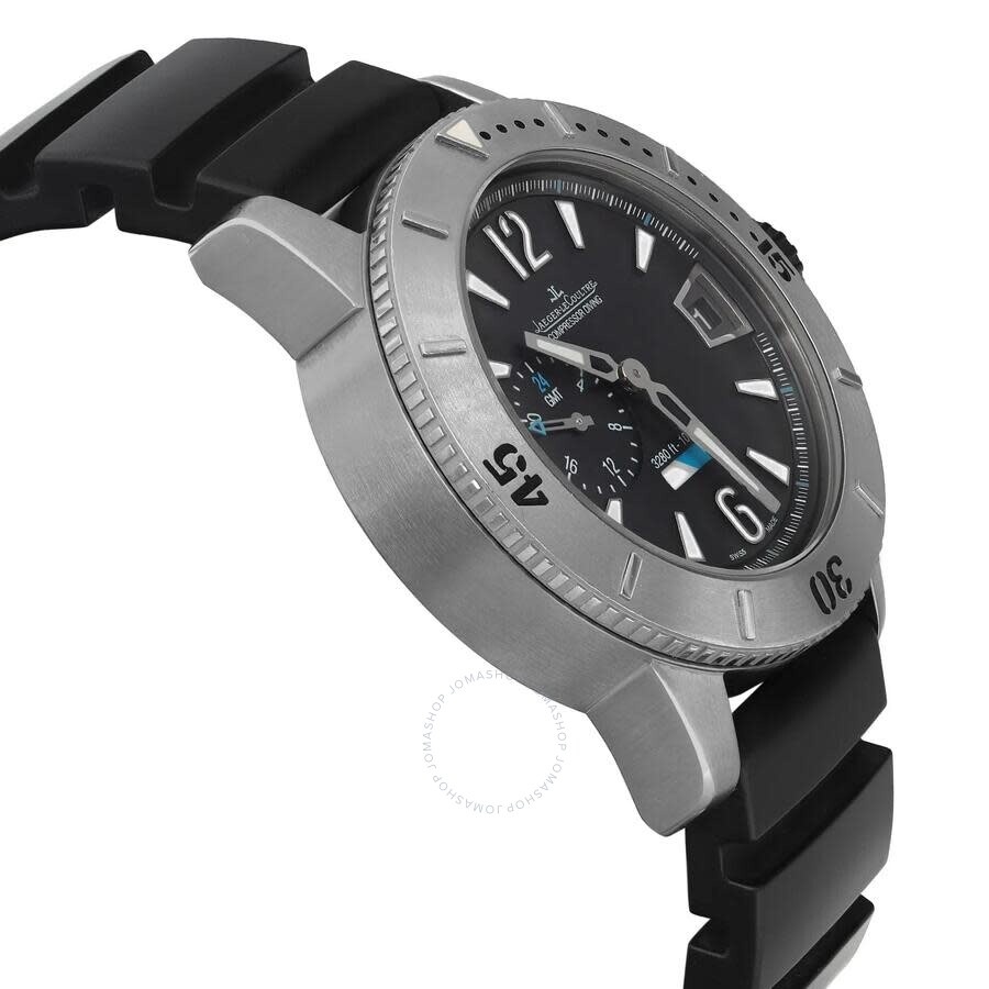 Pre-owned Jaeger-LeCoultre Master Compressor GMT Automatic Black Dial Men's Watch Q187T670 - 4