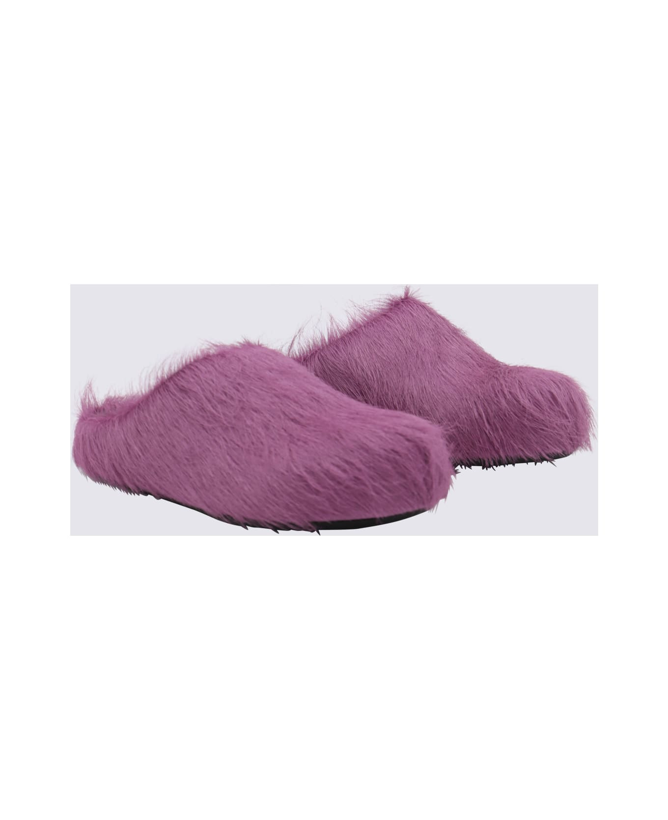 Violet Leather Sandals - 2