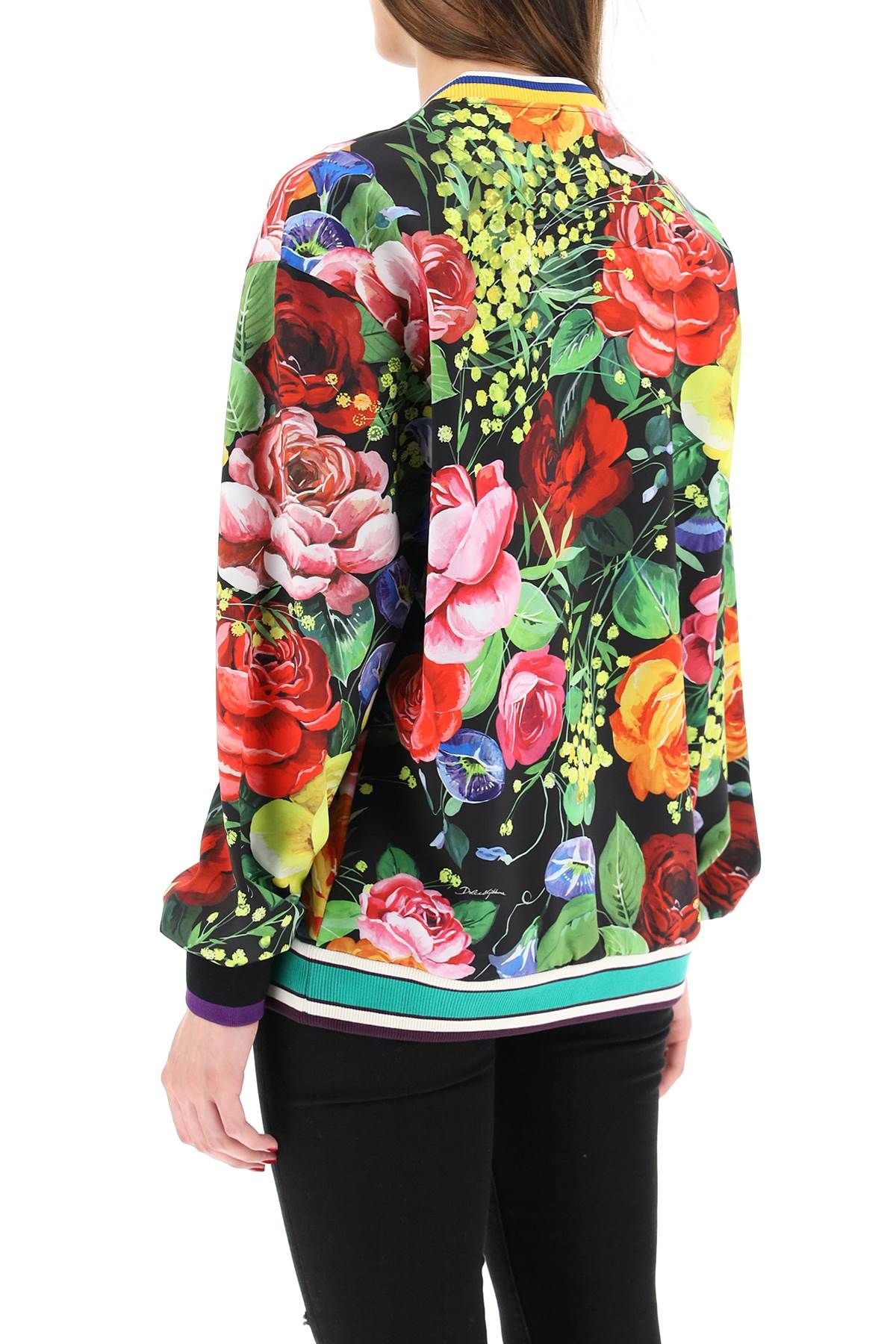 BOUQUET PRINT TECHNICAL JERSEY SWEATSHIRT - 4