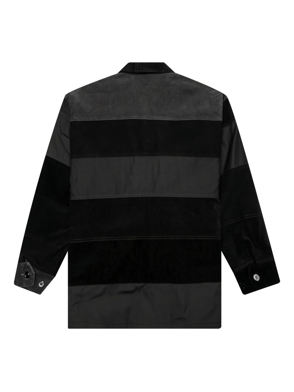 corduroy patchwork jacket - 2