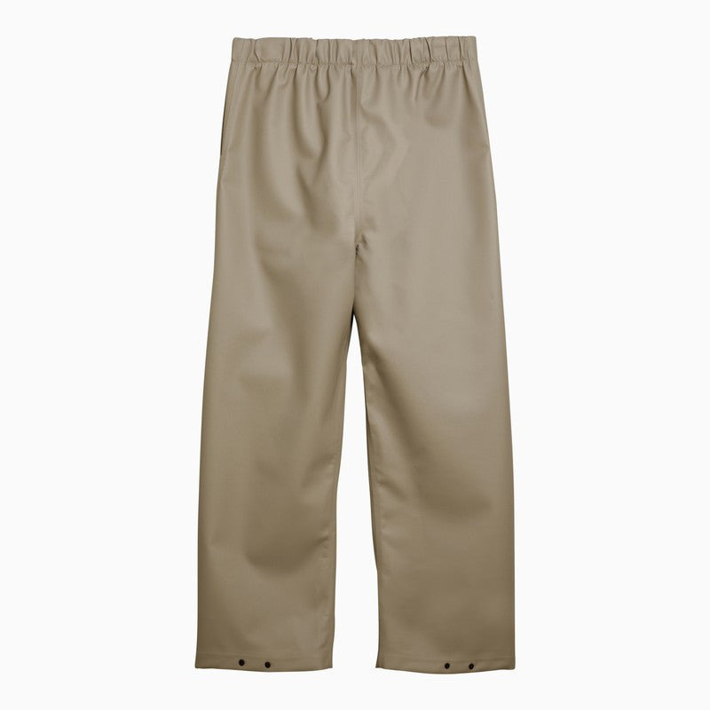 Fear Of God Rubberized Wide-Leg Trousers Dune Men - 2