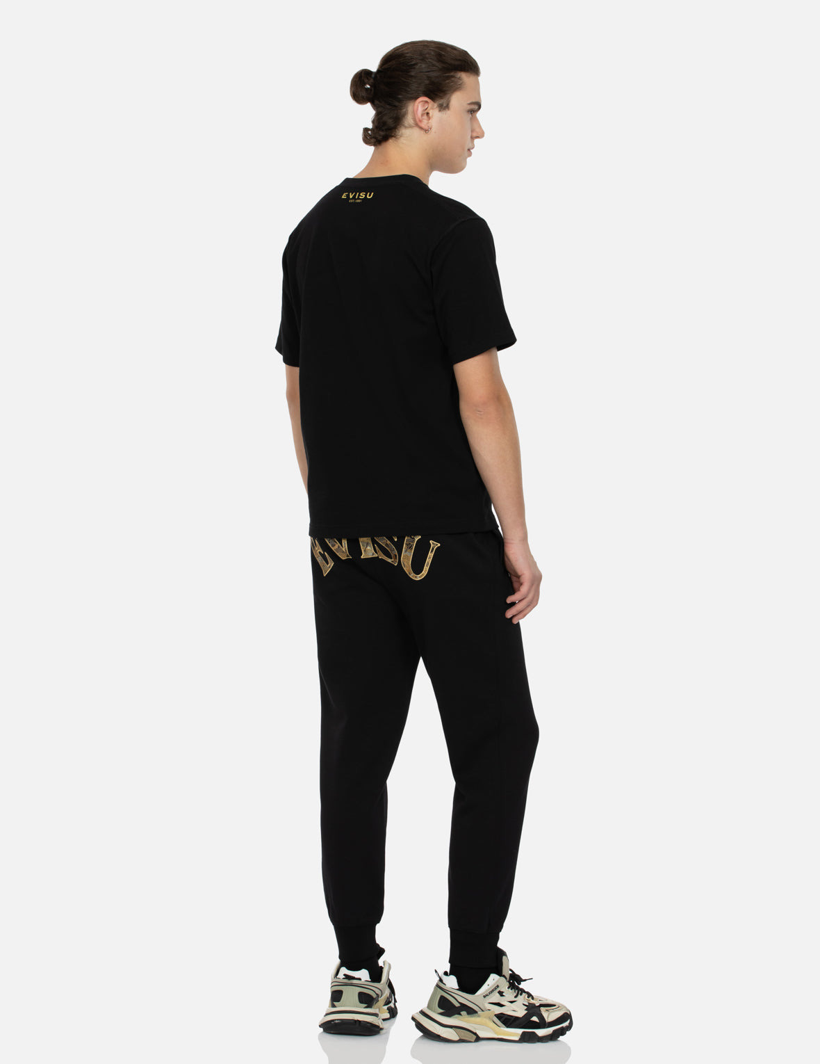 SEAGULL EMBRODIERY AND LOGO BROCADE APPLIQUÉ REGULAR FIT SWEATPANTS - 3