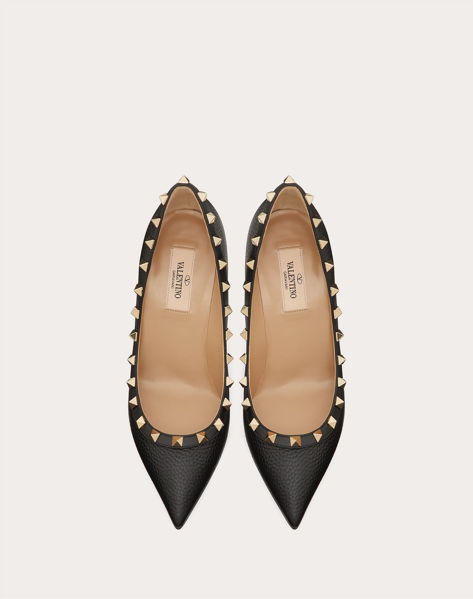 Rockstud Grainy Leather Pump 85 mm - 4