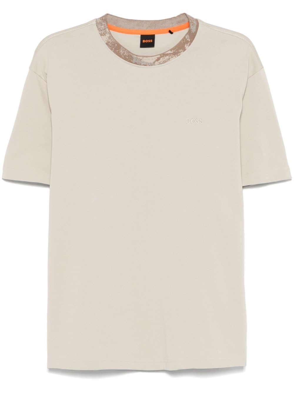 BOSS logo-embroidered T-shirt farfetch REVERSIBLE