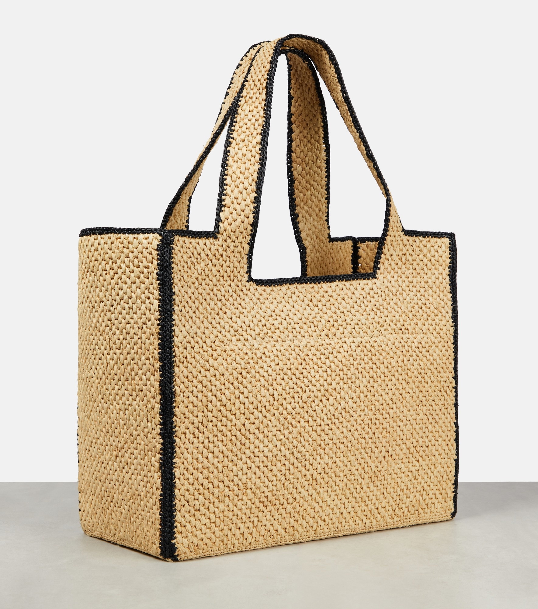 Paula's Ibiza Large raffia tote bag - 4