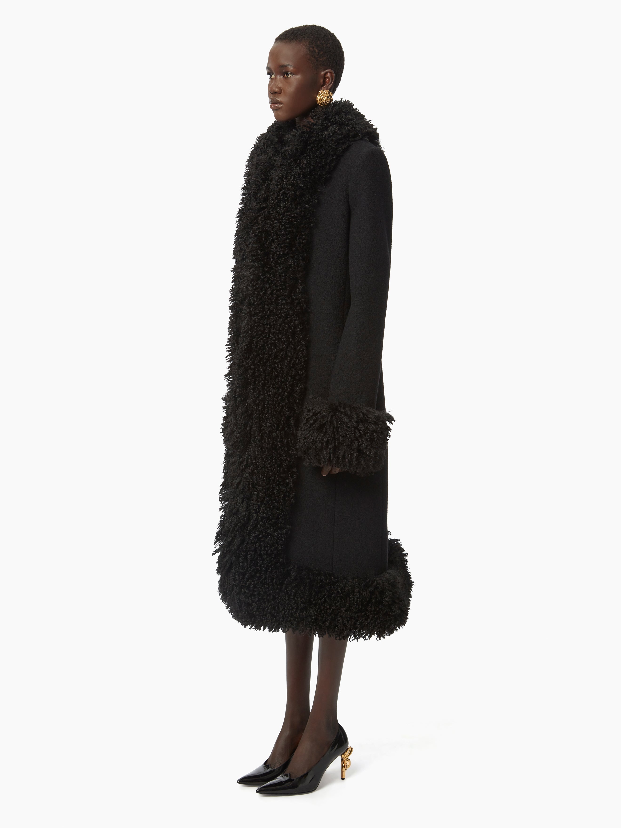 LONG COAT IN WOOL - 2