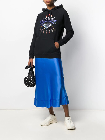 KENZO eye-embroidered hoodie outlook