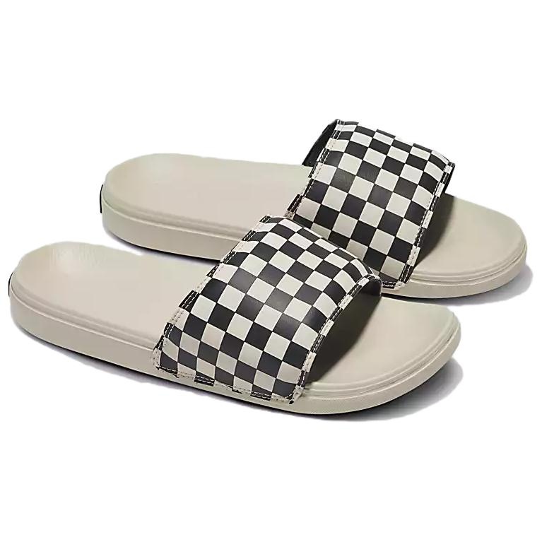 Vans MTE La Costa Checkerboard Slides 'White Black' VN0A5HF5J92 - 3