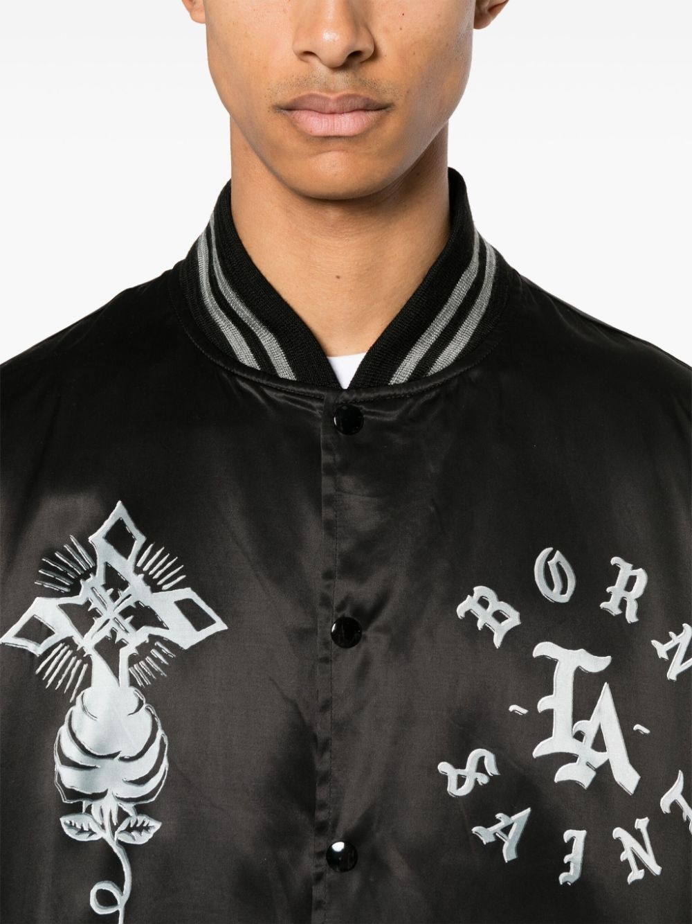 satin bomber jacket - 5