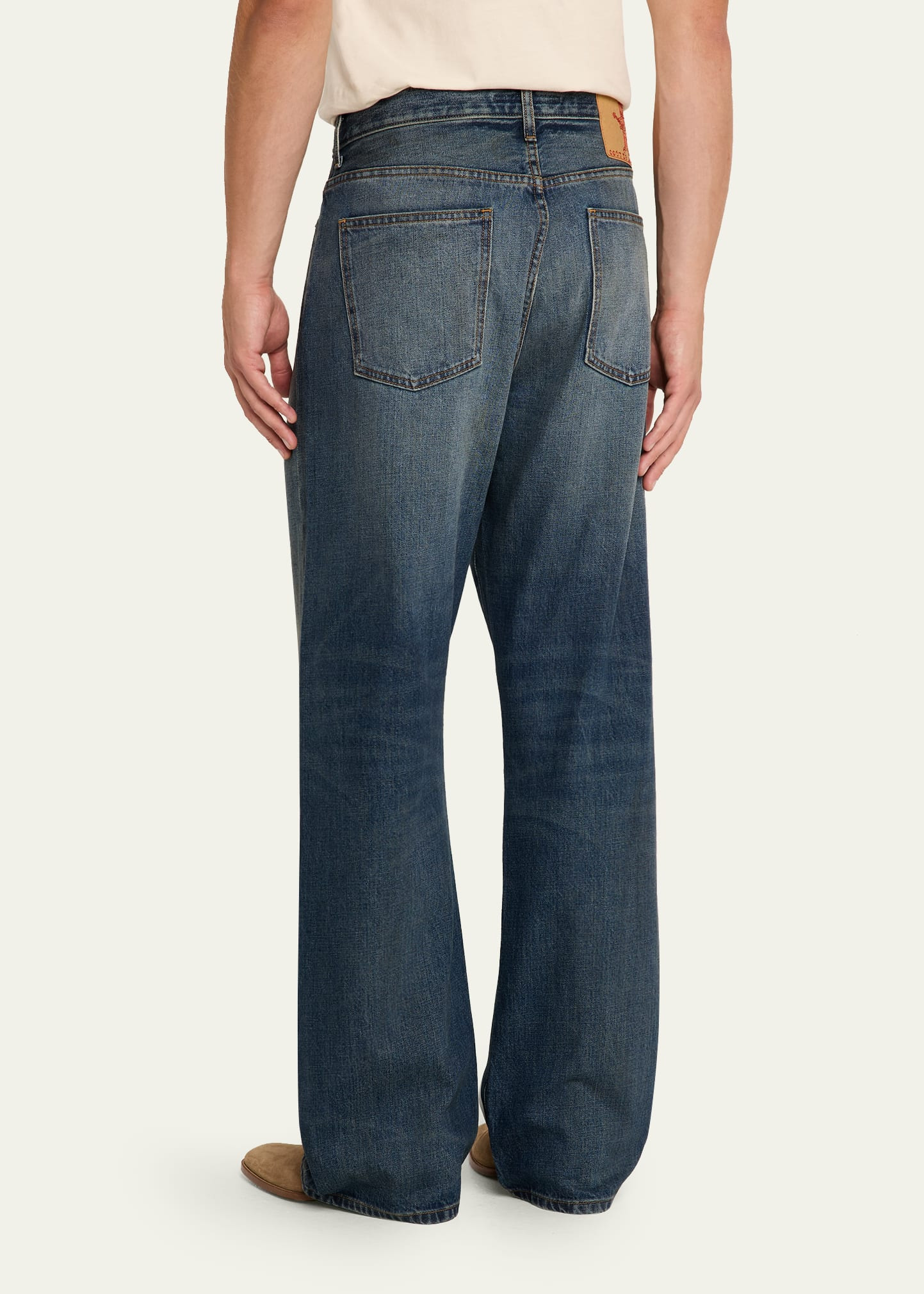 Men's Japanese Denim Baggy-Fit Jeans - 3