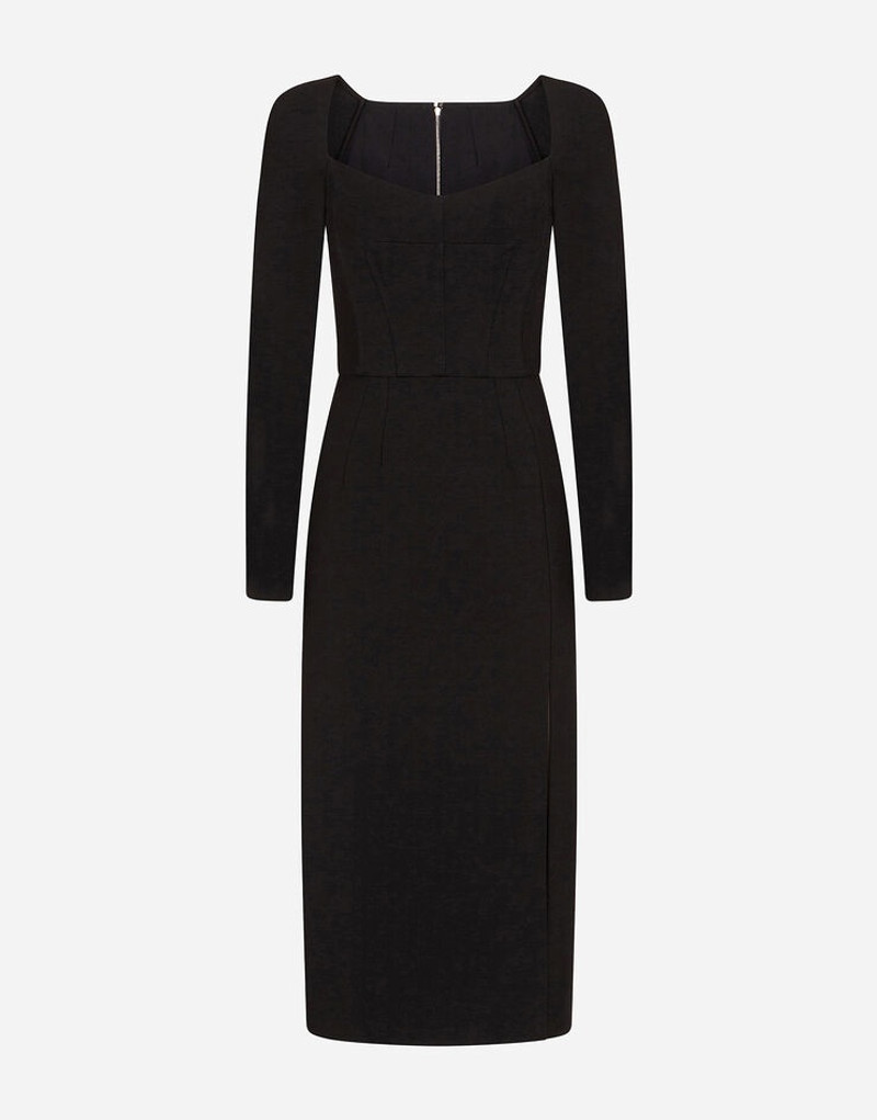 Stretch jersey sheath dress 1